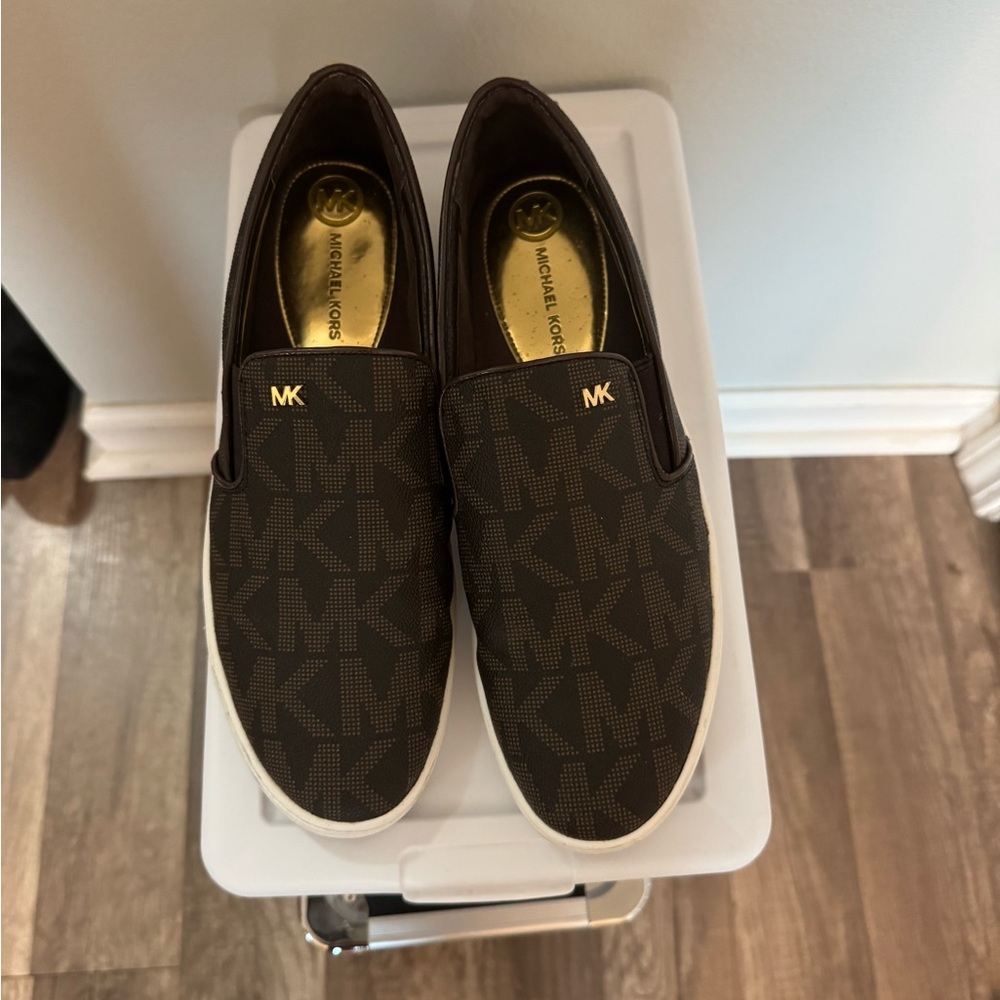 Michael Kors Women’s Brown Slip-On Shoes